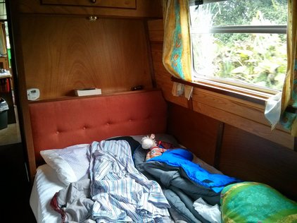 Pferdi im Schlafsack