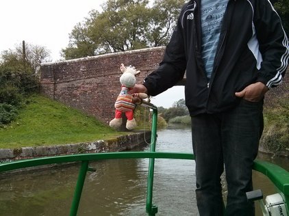 Pferdi an der Pinne mit Bernd