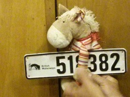 Polizeifoto von Pferdi Profilansicht